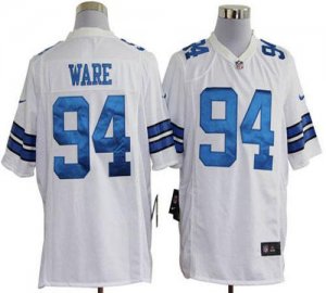 Jerseys Factory Cheap Nike Cowboys #94 DeMarcus Ware White Men's