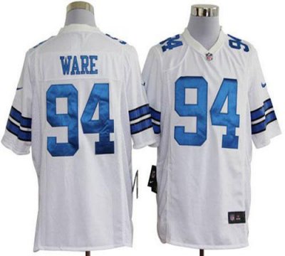 Jerseys Factory Cheap Nike Cowboys #94 DeMarcus Ware White Men's