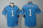 Jerseys Factory Cheap Nike Panthers #1 Cam Newton Blue Alternate