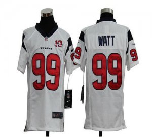 Jerseys Factory Cheap Nike Texans #99 J.J. Watt White With 10th