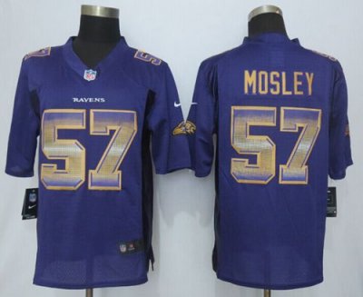 Jerseys Factory Cheap Nike Ravens #57 C.J. Mosley Purple Team Co