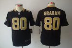 Jerseys Factory Cheap Nike Saints #80 Jimmy Graham Black Team Co