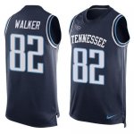Jerseys Factory Cheap Nike Titans #82 Delanie Walker Navy Blue A