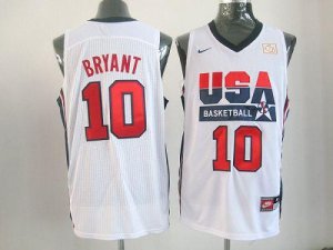 Jerseys Factory Cheap Nike Team USA #10 Kobe Bryant White 2012 U