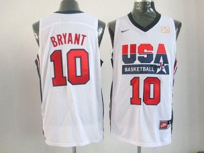Jerseys Factory Cheap Nike Team USA #10 Kobe Bryant White 2012 U