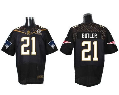 Jerseys Factory Cheap Nike Patriots #21 Malcolm Butler Black 201