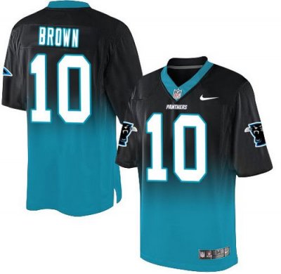 Jerseys Factory Cheap Nike Panthers #10 Corey Brown Black/Blue M