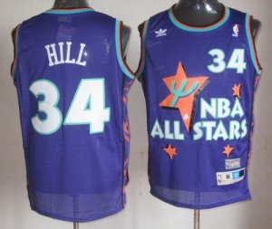 Jerseys Factory Cheap Cavaliers #34 Tyrone Hill Purple 1995 All