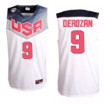 Jerseys Factory Cheap Nike 2014 Team USA #9 DeMar DeRozan White