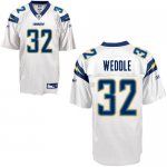 Jerseys Factory Cheap Chargers #32 Eric Weddle White Stitched NF