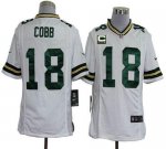 Jerseys Factory Cheap Nike Packers #18 Randall Cobb White With C