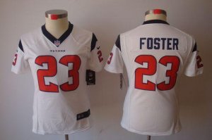 Jerseys Factory Cheap Nike Texans #23 Arian Foster White Women's