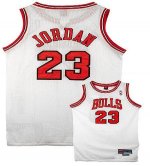 Jerseys Factory Cheap Bulls #23 Michael Jordan Embroidered White