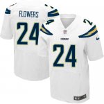 Jerseys Factory Cheap Nike Chargers #24 Brandon Flowers White Me