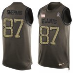 Jerseys Factory Cheap Nike Giants #87 Sterling Shepard Green Men
