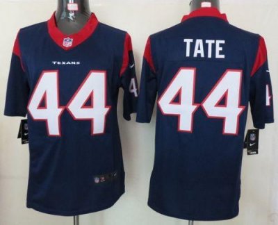 Jerseys Factory Cheap Nike Texans #44 Ben Tate Navy Blue Team Co