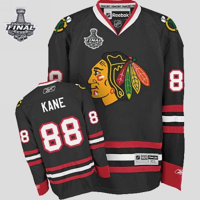 Jerseys Factory Cheap Blackhawks #88 Patrick Kane Embroidered Bl