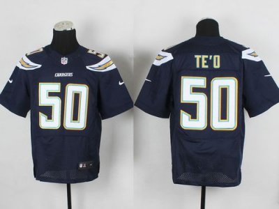 Jerseys Factory Cheap Nike Chargers #50 Manti Te'o Navy Blue Tea