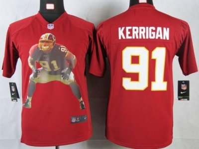 Jerseys Factory Cheap Nike Redskins #91 Ryan Kerrigan Burgundy R