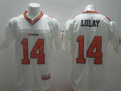 Jerseys Factory Cheap Lions #14 Travis Lulay White Stitched CFL