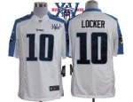 Jerseys Factory Cheap Nike Titans #10 Jake Locker White With 15t