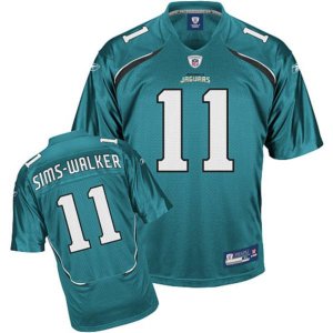 Jerseys Factory Cheap Jaguars Mike Sims-Walker #11 Green Stitche