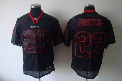 Jerseys Factory Cheap Texans #23 Arian Foster Lights Out Black S