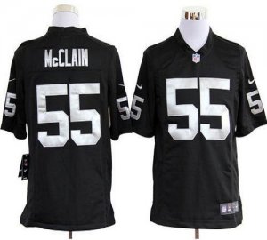 Jerseys Factory Cheap Nike Raiders #55 Rolando McClain Black Tea