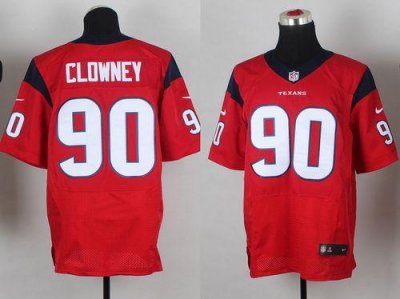 Jerseys Factory Cheap Nike Texans #90 Jadeveon Clowney Red Alter