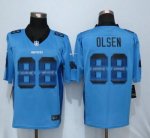Jerseys Factory Cheap Nike Panthers #88 Greg Olsen Blue Alternat