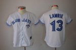 Jerseys Factory Cheap Blue Jays #13 Brett Lawrie White Women's F