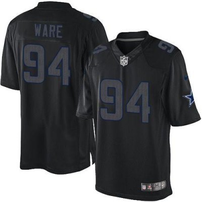 Jerseys Factory Cheap Nike Cowboys #94 DeMarcus Ware Black Men's