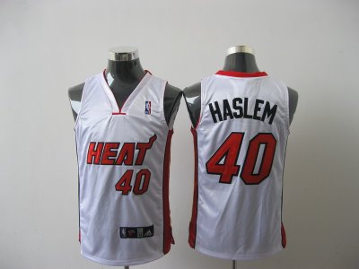 Jerseys Factory Cheap Heat #40 Udonis Haslem White Stitched NBA