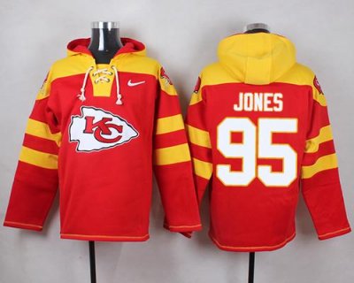 Jerseys Factory Cheap Nike Chiefs #95 Chris Jones Red Player Pul