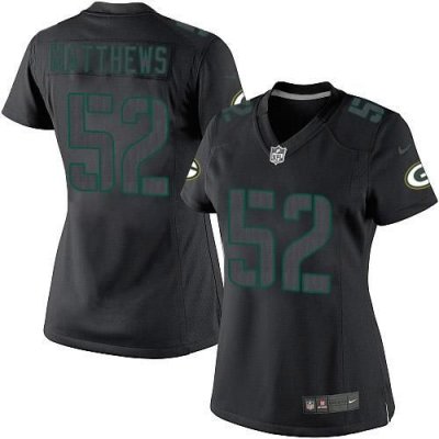 Jerseys Factory Cheap Nike Packers #52 Clay Matthews Black Impac