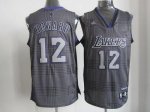 Jerseys Factory Cheap Lakers #12 Dwight Howard Black Rhythm Fash