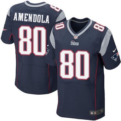 Jerseys Factory Cheap Nike Patriots #80 Danny Amendola Navy Blue