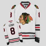 Jerseys Factory Cheap Blackhawks #8 Nick Leddy White Embroidered