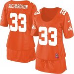 Jerseys Factory Cheap Nike Browns #33 Trent Richardson Orange Al