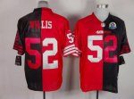 Jerseys Factory Cheap Nike 49ers #52 Patrick Willis Black/Red Wi