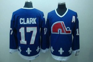 Jerseys Factory Cheap Nordiques #17 Wendel Clark Embroidered CCM