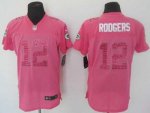 Jerseys Factory Cheap Nike Packers #12 Aaron Rodgers Pink Sweeth