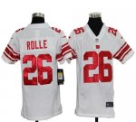 Jerseys Factory Cheap Nike Giants #26 Antrel Rolle White Youth E