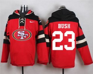 Jerseys Factory Cheap Nike 49ers #23 Reggie Bush Red Player Pull