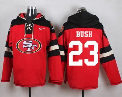 Jerseys Factory Cheap Nike 49ers #23 Reggie Bush Red Player Pull