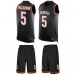 Jerseys Factory Cheap Nike Bengals #5 AJ McCarron Black Team Col