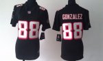 Jerseys Factory Cheap Nike Falcons #88 Tony Gonzalez Black Alter
