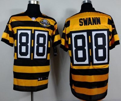 Jerseys Factory Cheap Nike Steelers #88 Lynn Swann Yellow/Black