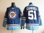 Jerseys Factory Cheap Panthers #51 Brian Campbell Blue Third Emb