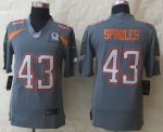 Jerseys Factory Cheap Nike Eagles #43 Darren Sproles Grey Pro Bo